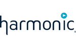 Evergent partnership with Harmonic logo